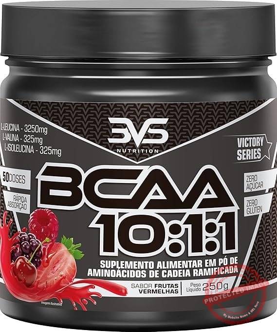3VS-Nutrition-BCAA-250g-Sabor-gourmet-Frutas-Vermelhas.jpg 3VS Nutrition BCAA 10:1:1 250g - Sabor gourmet Frutas Vermelhas - Imagem 1
