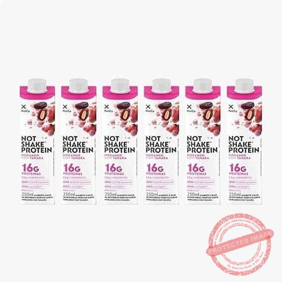 Bebida-Proteica-NotCo-NotShake-Protein-Morango-Tamara.jpg Bebida Proteica NotCo NotShake Protein Morango Tamara 6x250ml, 16g de Proteína, Ingredientes 100% Vegetais, Sabor Morango, Low Carb, Sem Açúcar Adicionado, Baixo em Gorduras, Vegetariano. - Imagem 1