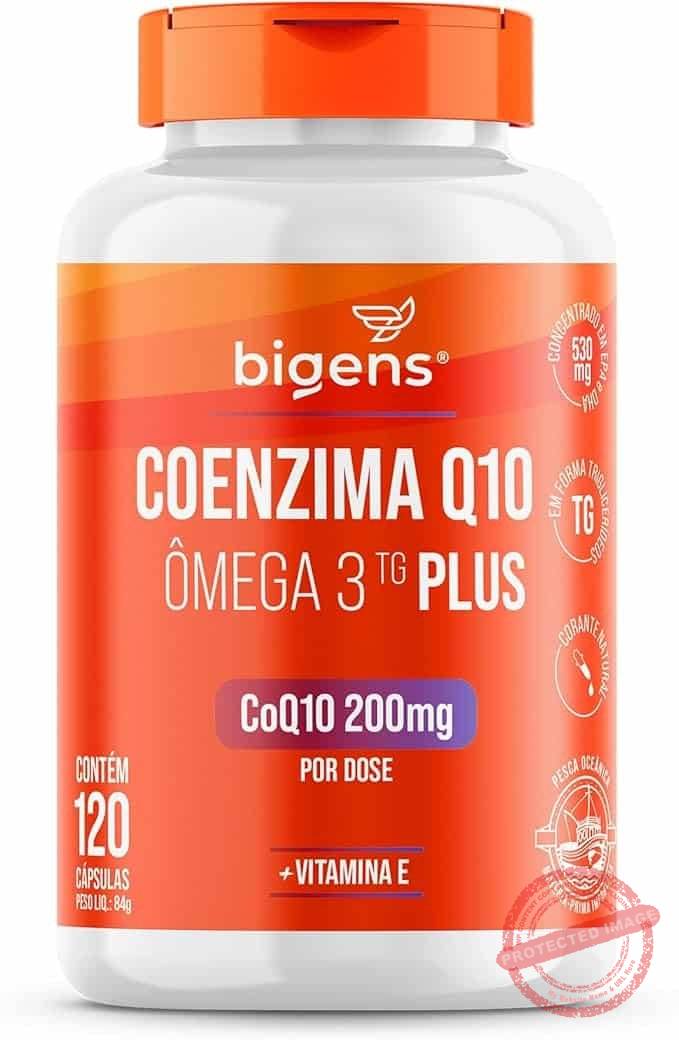 Coenzima-Q10-200mg-Omega-3-TG-Plus-Vitamina-E-120-Capsulas-Bigens-Unidade.jpg Coenzima Q10 200mg + Ômega 3 TG Plus + Vitamina E 120 Cápsulas Bigens (Unidade) - Imagem 1