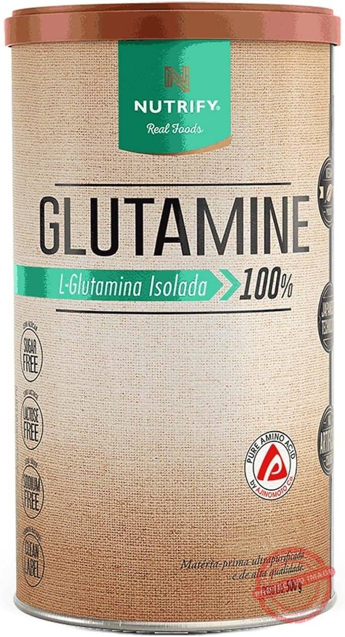 Glutamine-100-500G-Nutrify-Copia.jpg Glutamine 100% (500G), Nutrify - Imagem 1
