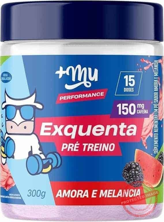 Mu-Pre-Treino-Exquenta-Sabor-Amora-e-Melancia-300g.jpg '+Mu Pré Treino Exquenta Sabor Amora e Melancia - 300g - Imagem 1